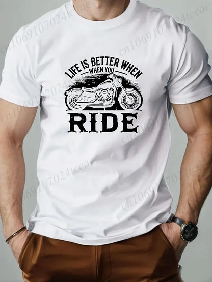 Ride Motorcycle T-Shirt FM