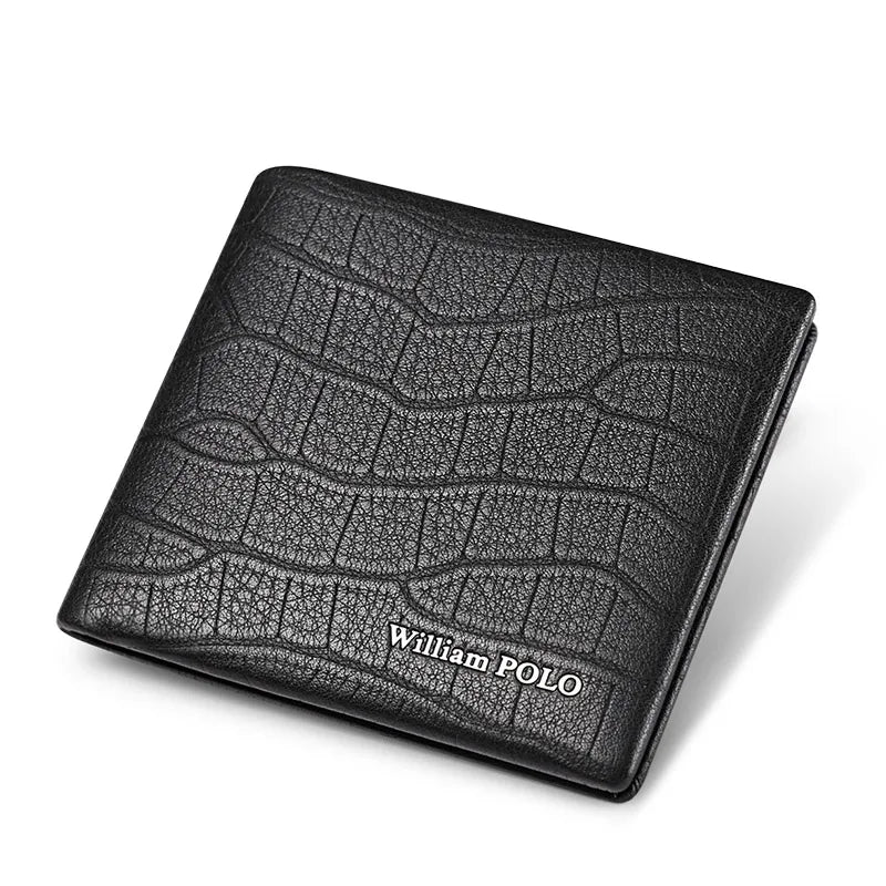 Croco Leather Wallet for Men FM