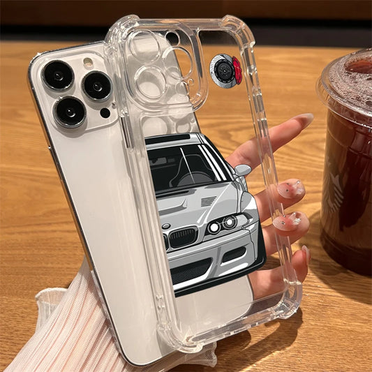 Transparent Sports Car Phone Cases FC