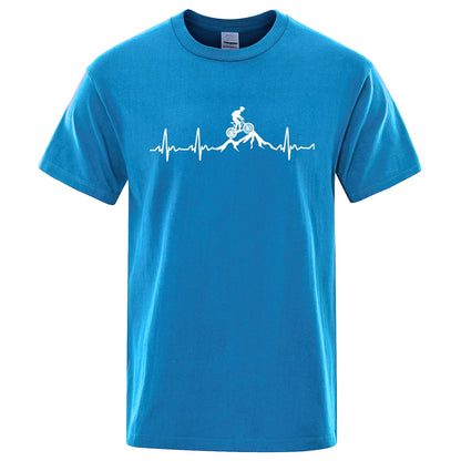 Heartbeat MTB Men T-Shirt FB