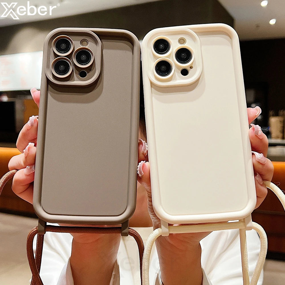 Silicone Crossbody iPhone Case FM