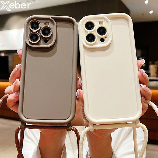 Silicone Crossbody iPhone Case FM