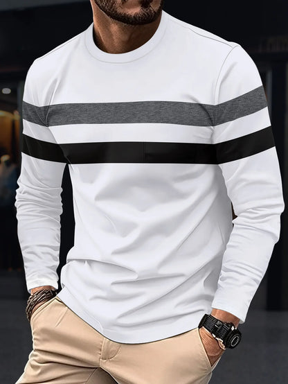 Casual Men's Long Sleeve Shirt FM