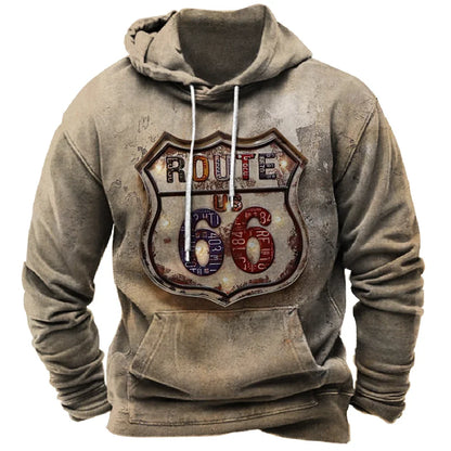 Vintage Hoodie Route 66 FM