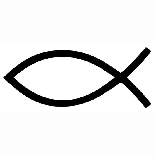 Ichthys Christian Fish Symbol Vinyl Decal FC