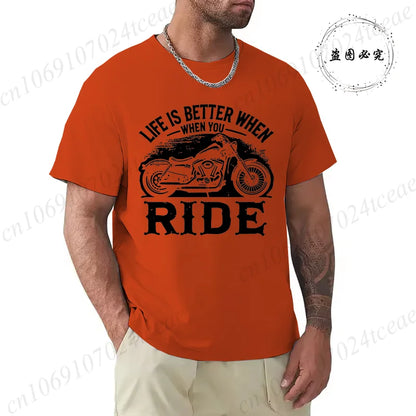 Ride Motorcycle T-Shirt FM