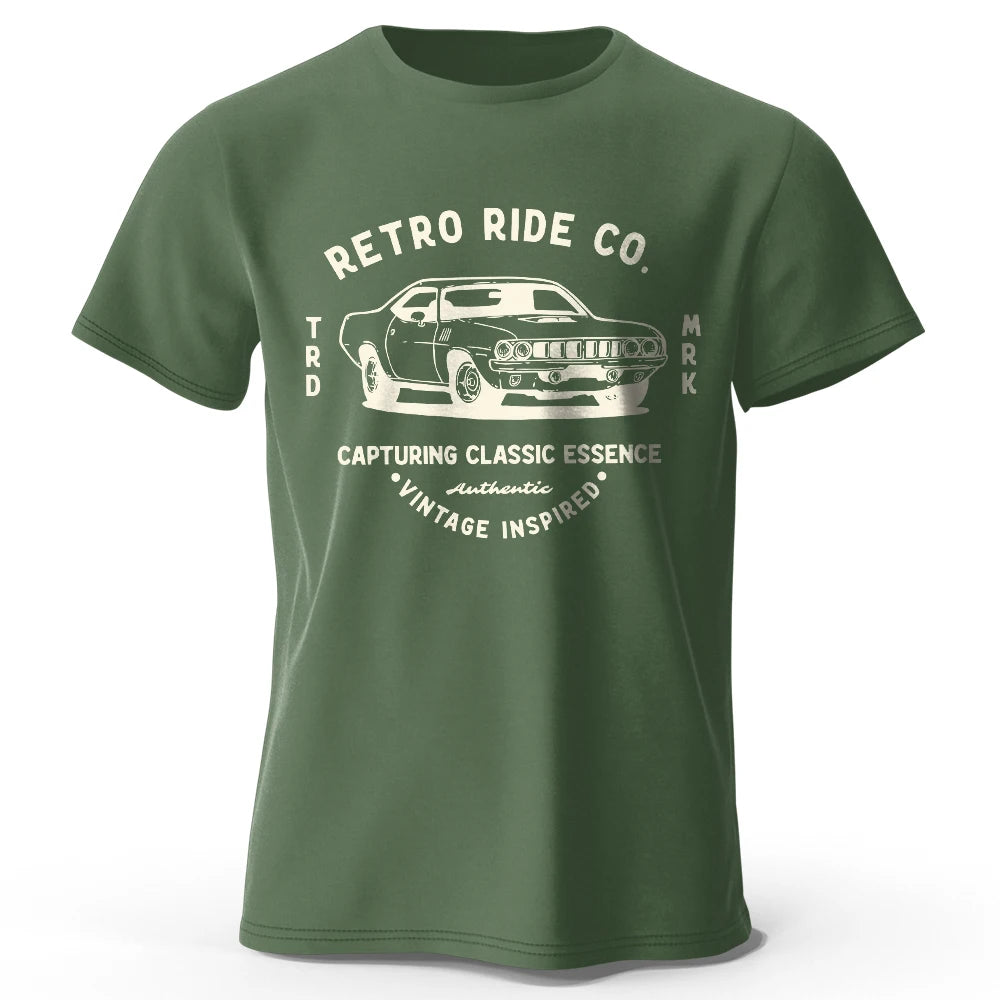 Men's Vintage "Retro Ride Co" T-Shirt FC