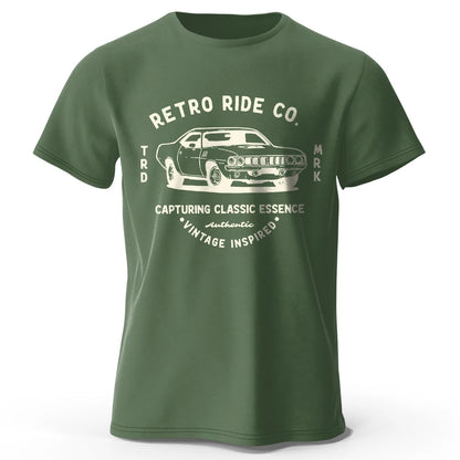 Men's Vintage "Retro Ride Co" T-Shirt FC