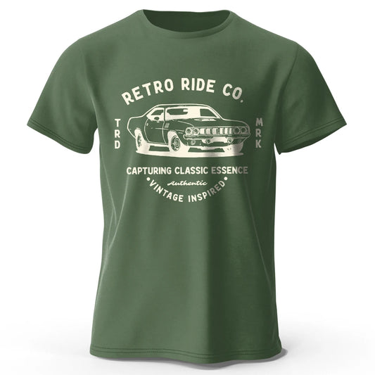Men's Vintage "Retro Ride Co" T-Shirt FC