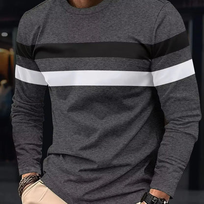 Casual Men's Long Sleeve Shirt FM