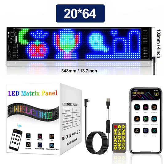 Flexible USB-Powered LED Matrix Panel TS
