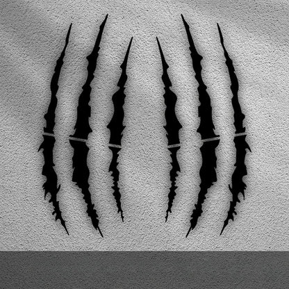 2PCS Helmet Scratch Sticker FM