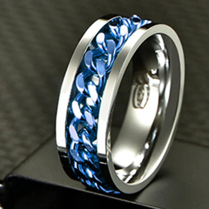 Rotatable Men Ring FM