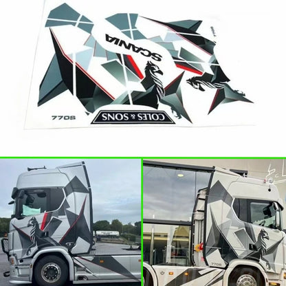 Simulation Toy Car Griffon UV Stickers TS