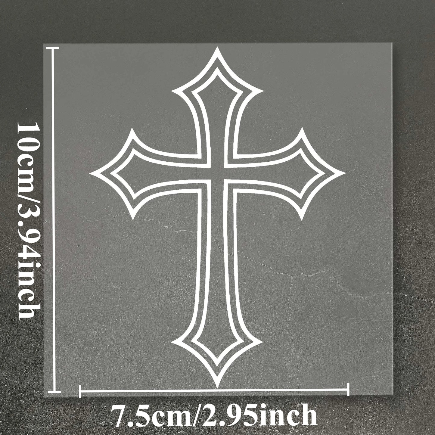 Cross Motorcycle Helmet Stickers FM