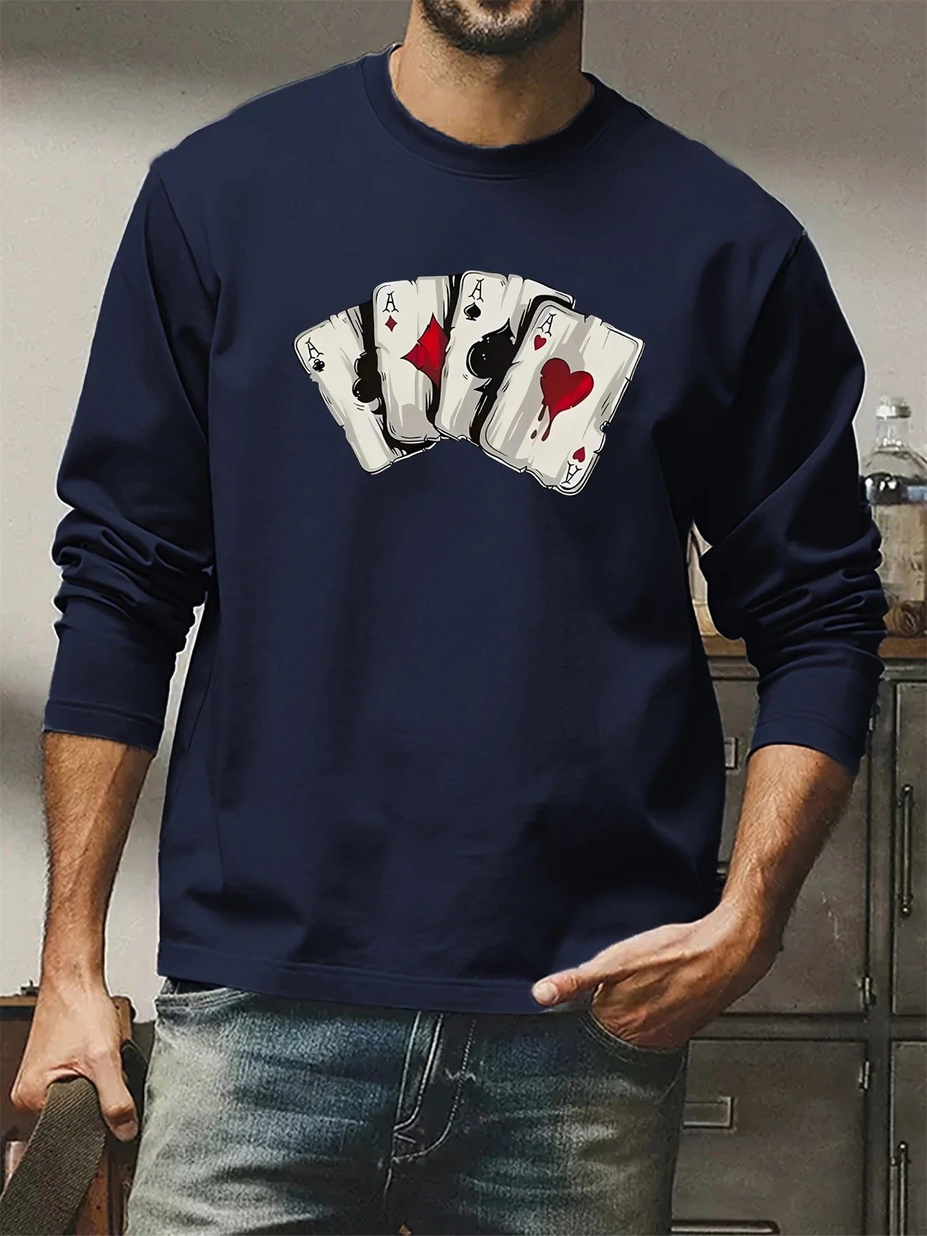 Poker Card Long Shirt FM