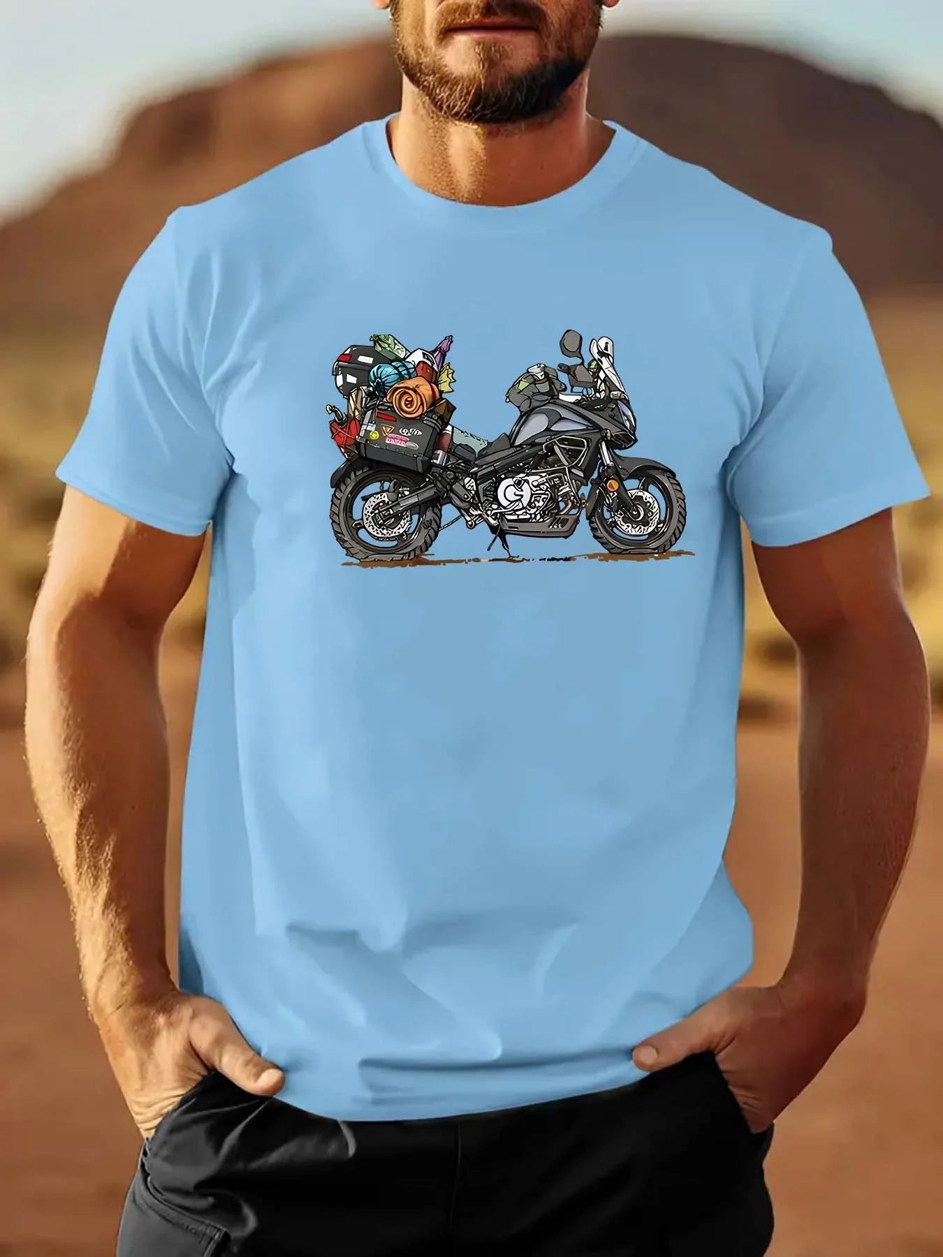 Motorcyclist Travel Cotton Shirt FM