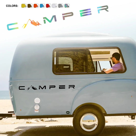 Camper Lettering Decal Collection MV