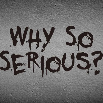 Why So Serious Stickers Motorcycle FM