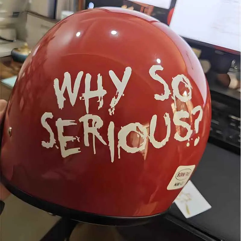 Why So Serious Stickers Motorcycle FM