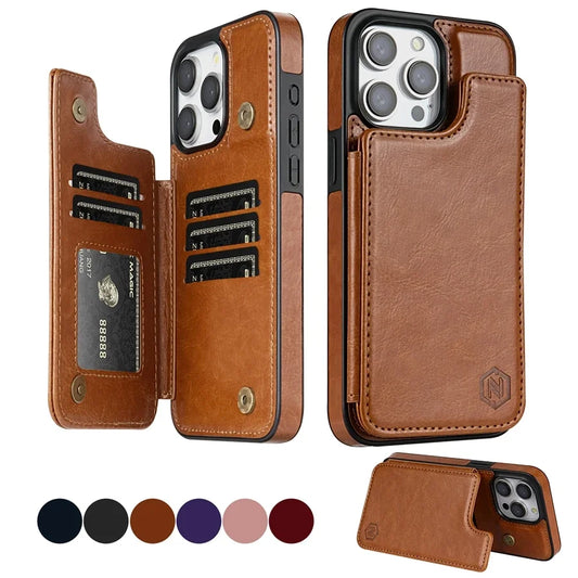 RFID Blocking Wallet iPhone Case FM
