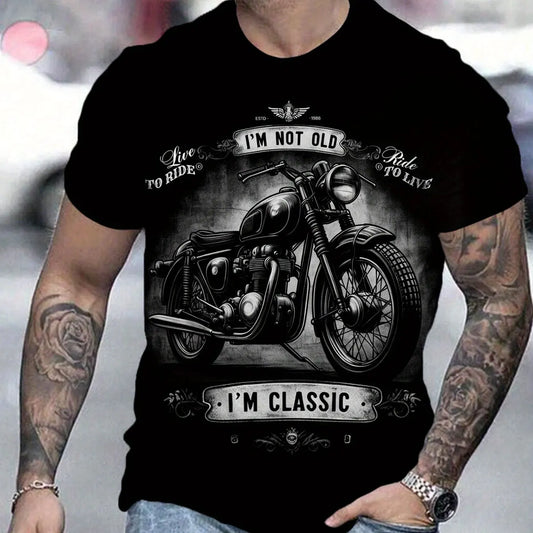Classic Motorcyclist T-Shirt FM
