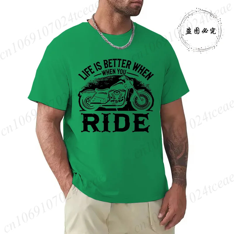 Ride Motorcycle T-Shirt FM