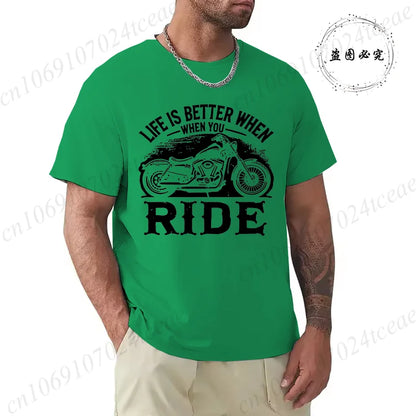 Ride Motorcycle T-Shirt FM