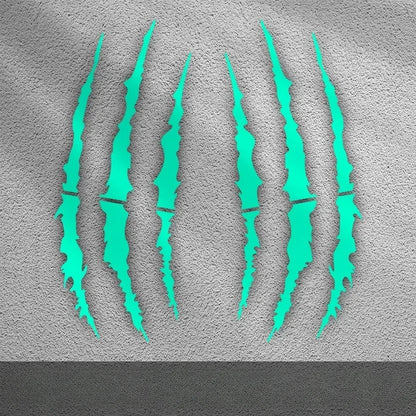 2PCS Helmet Scratch Sticker FM