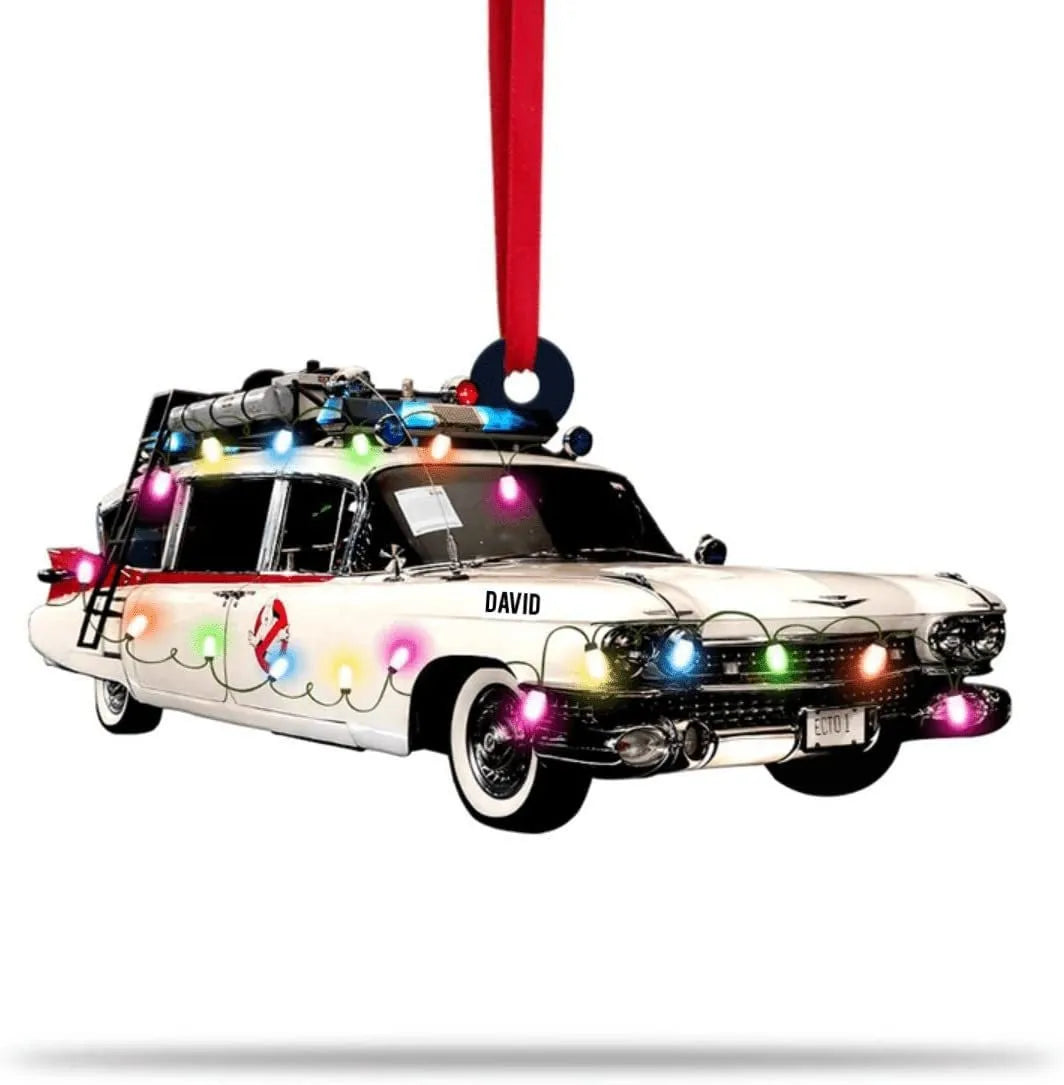 Flat Design Tractor Keychain TS