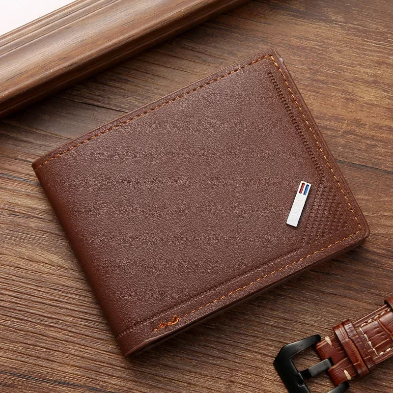 Men’s Foldable Leather Wallet FM
