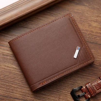 Men’s Foldable Leather Wallet FM