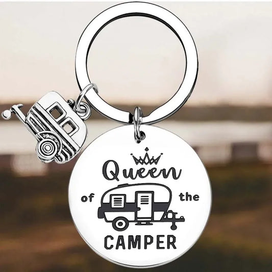 Camper Caravan Keychain MV