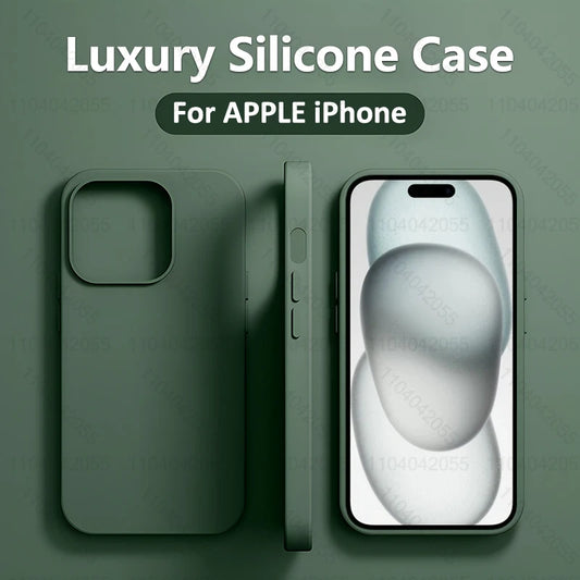 Luxury Silicone iPhone Case FM