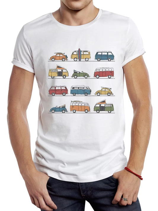 Vintage Campervans T-Shirt FV
