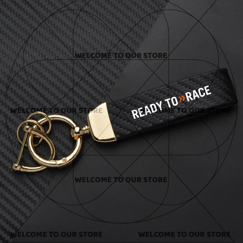 Ready To Race Carbon Keychain FM