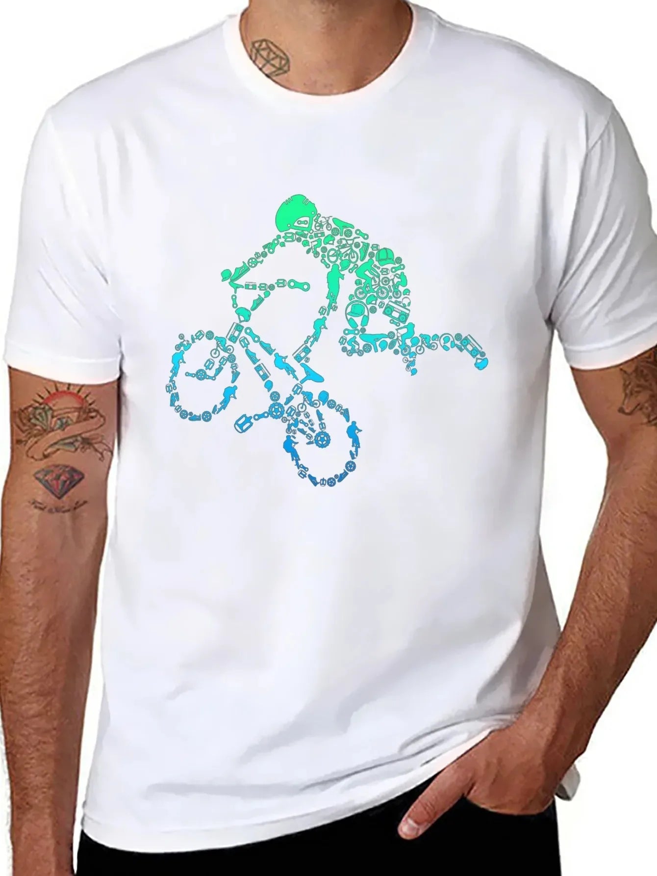 Mountain Bike Rider T-Shirt FB