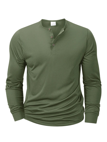 Men’s Long Sleeve Neck T-Shirt FM
