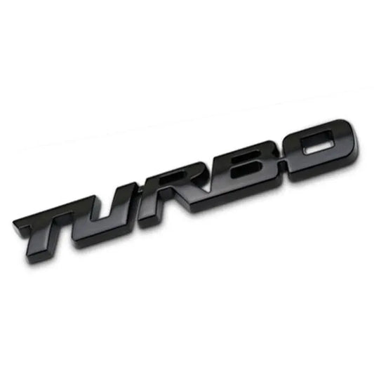 Turbo Letter Car Emblem Badge FC