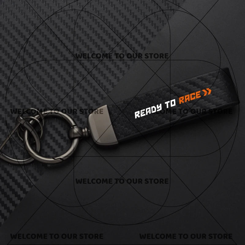 Ready To Race Carbon Keychain FM
