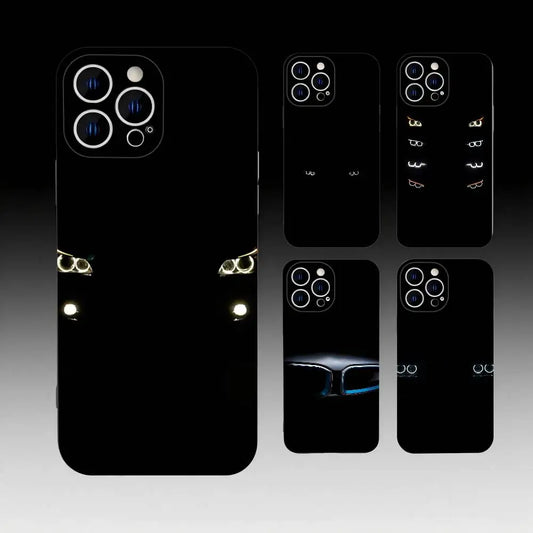 Dark Car Headlight Phone Case FC