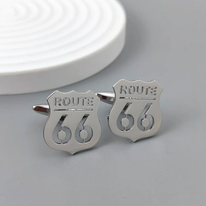 Route 66 Buttons Pin FM