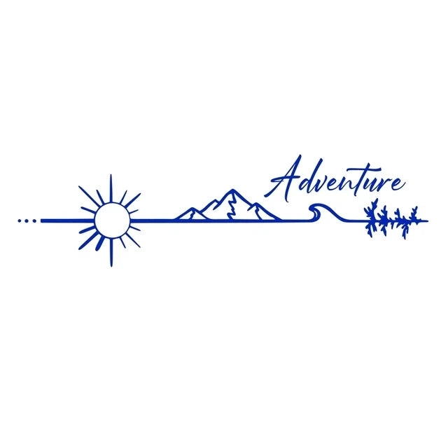 Adventure & Exploration Minimalist Line Decal MV