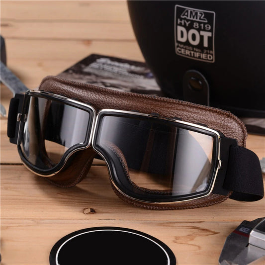 Motorcycle Retro Goggles FM