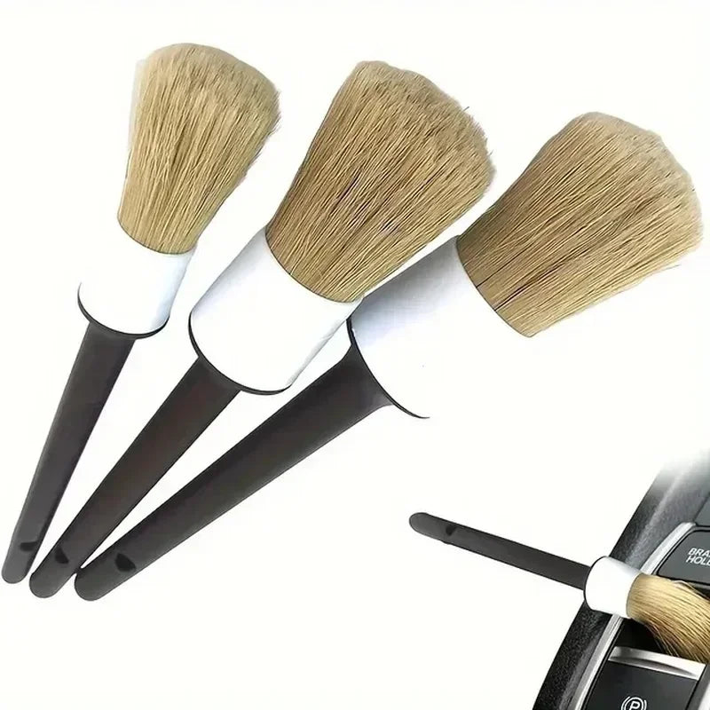 3-Piece Professional Car Detailing Brush Set FC