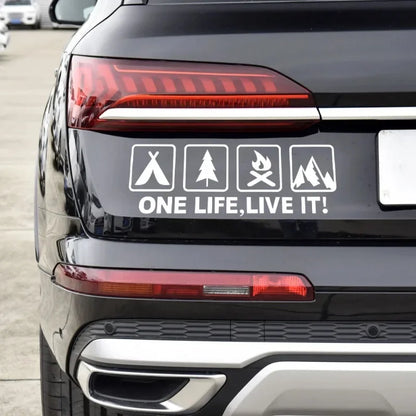 ONE LIFE LIVE IT Car Stickers FC