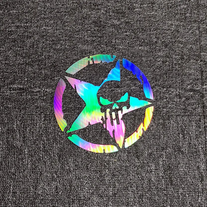 Skull Fuel Tank Stickers FM