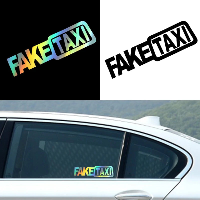 Fake Taxi Vinyl Decal FC