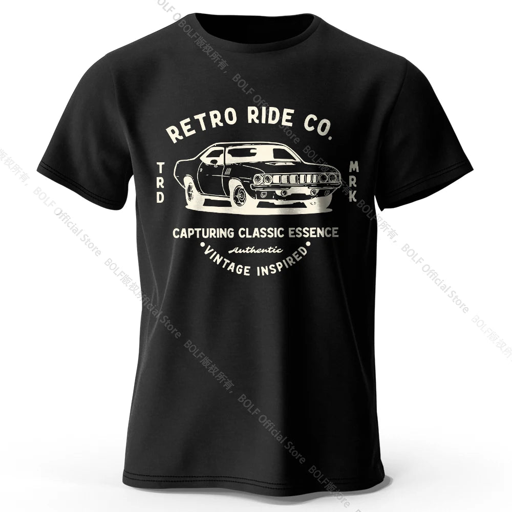 Men's Vintage "Retro Ride Co" T-Shirt FC