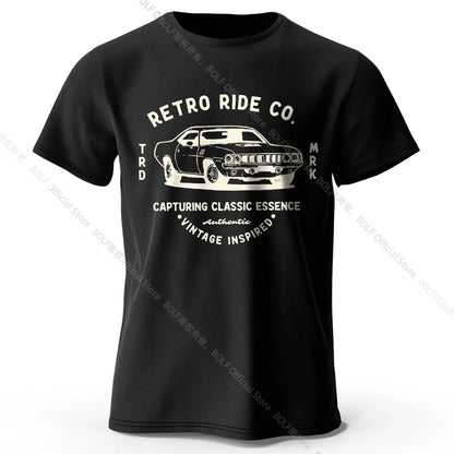 Men's Vintage "Retro Ride Co" T-Shirt FC